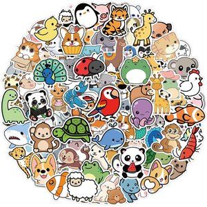 Sticker Packs for Girls Teens Cute Animal Waterproof Stickers for Kids